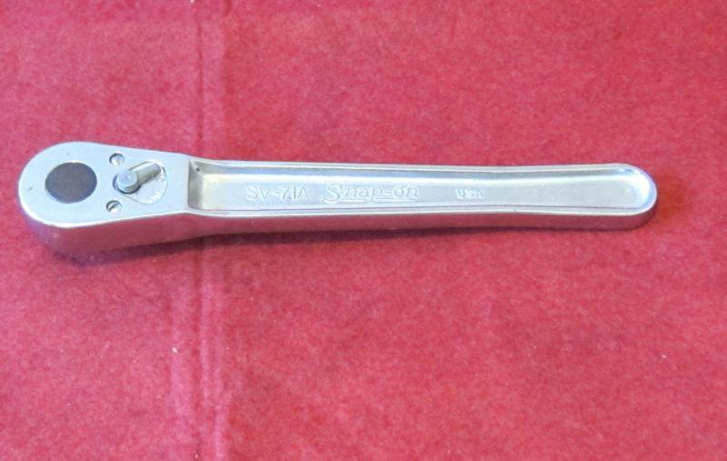 Snap on tools #sv-71a- 1/2" drive  ratchet 9-1/2" l  mechanic usa