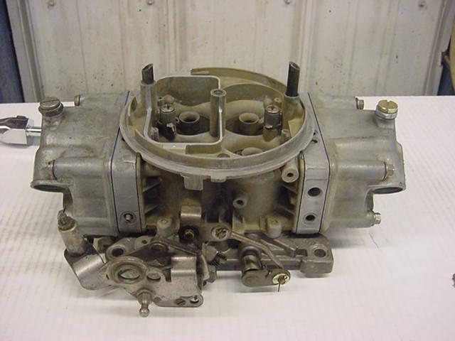 Holley 850 Double pumper with chrome fuel line Rebuilt, US $250.00, image 3