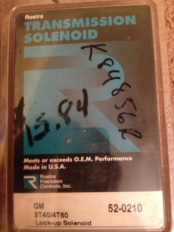Rostra precision controls 52-0210 auto trans torque converter clutch solenoid