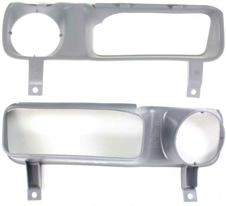 Fog light lamp trim bezel surround passenger's right side