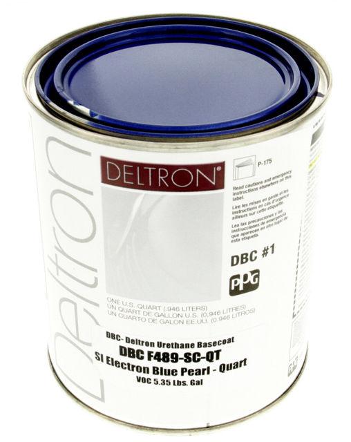 Ppg dbc deltron basecoat si electron blue pearl quart auto paint