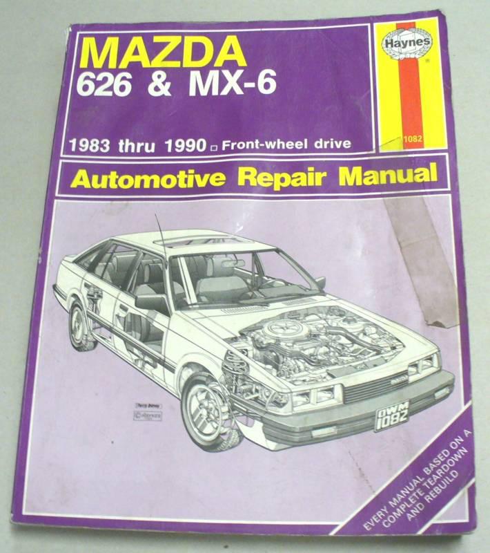 Haynes repair manual mazda 626 and mx-6 1983-1990