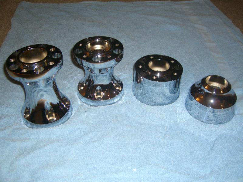 Big dog motorcycle chrome wheel hubs