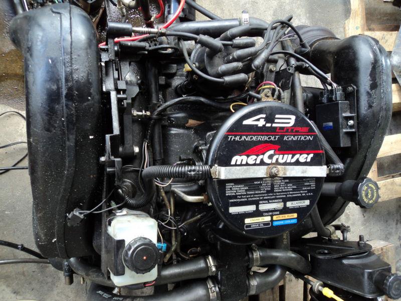 1996-2007 mercruiser 4.3l vortec complete drop-in running i/o motor  ~v6 engine~