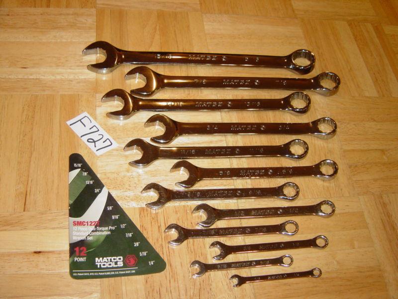 Matco tools 12 piece sae. standard opti-torque pro wrench set 1/4 to 15/16