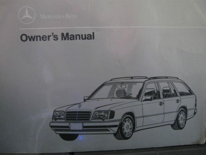 Mercedes benz 1995 e320 owner's manual and accessories