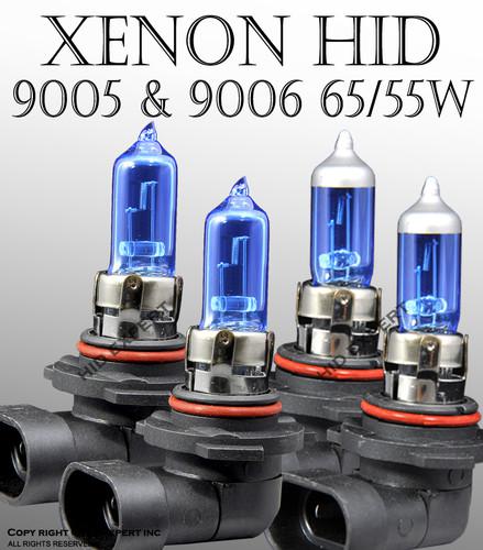 9005 & 9006 65/55w combo package high/low beam xenon hid bulbs white a18