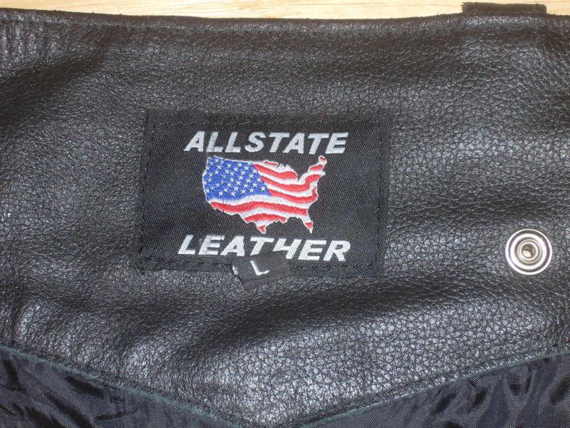 Mens All State leather chaps 36-40, US $55.00, image 4