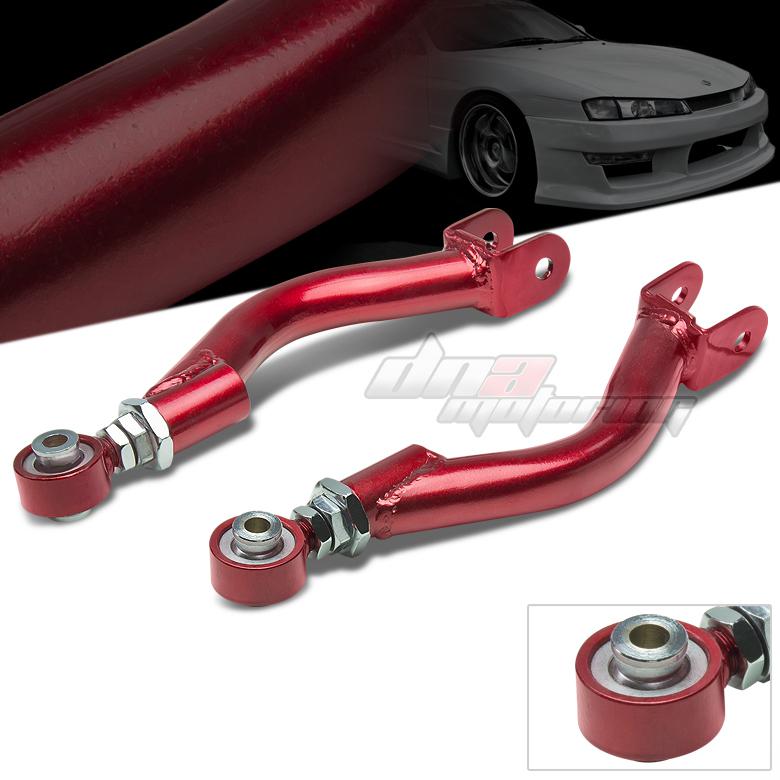 95-98 nissan 240sx s14 s15/r33 r34 red rear camber control suspension arm kit