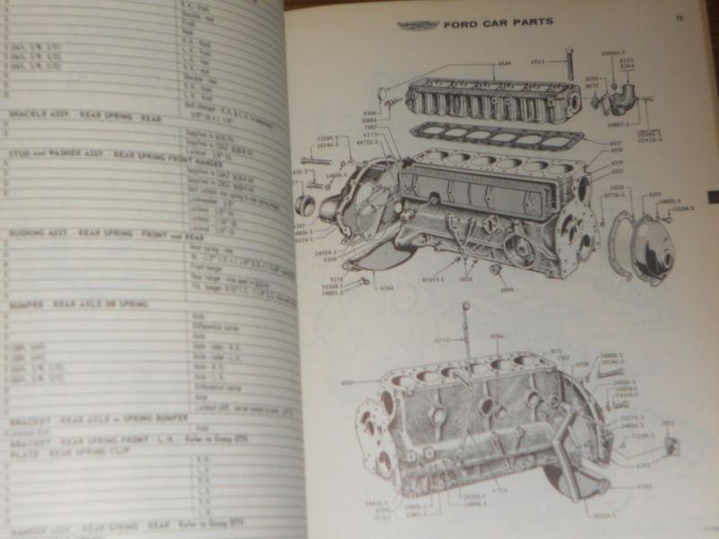 1962 FORD CAR PARTS & ACCESSORIES CATALOG / ORIGINAL PARTS BOOK GALAXIE FALCON++, US $97.50, image 9