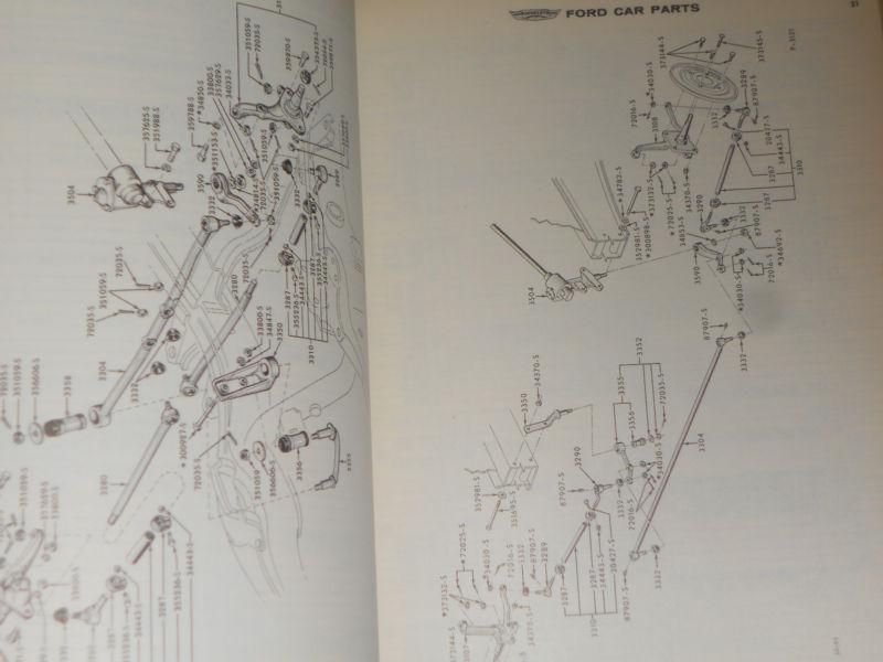 1962 FORD CAR PARTS & ACCESSORIES CATALOG / ORIGINAL PARTS BOOK GALAXIE FALCON++, US $97.50, image 10