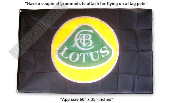 Deluxe sign new lotus 3x5 feet car f1 elise exige evora bespoke banner flag