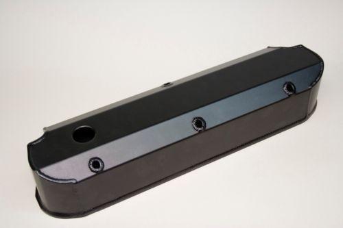 Ford 302/351 windsor aluminum valve cover (satin black) - vc302-05