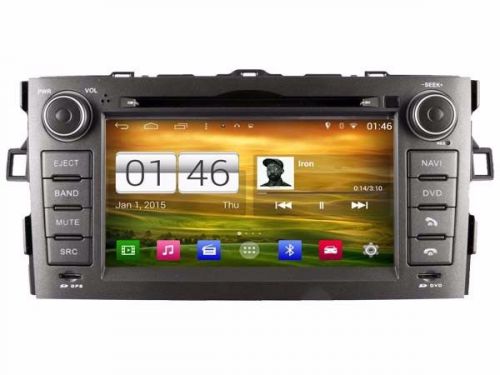 7&#034; android 4.4 car dvd player gps radio stereo for toyota auris 2006-2012 2din