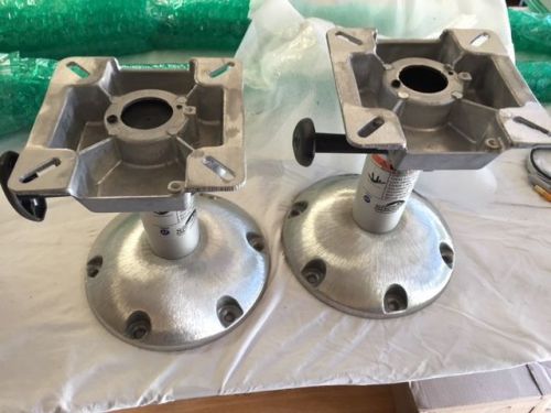 2 > springfield  9″ locking anodized pedestal base &amp; springfield boat seat d4022