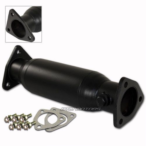 Jdm black racing catalytic converter pipe for 92-01 honda prelude 90-93 accord