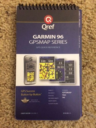 Quick reference - garmin 96 gps map series