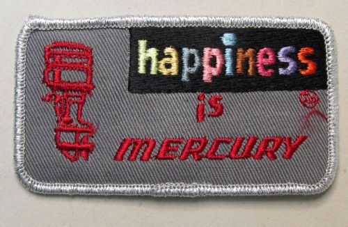 Mercury outboard motor 1970&#039;s vintage embroidered cloth shirt or jacket patch