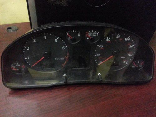 Audi audi a4 speedometer (cluster), w/o information display; mph 00