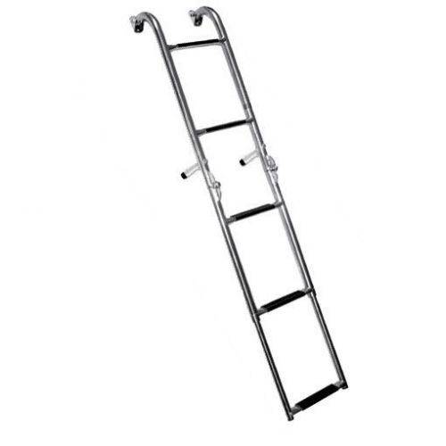 New stainless steel 5-step transom/stern boat boarding ladder