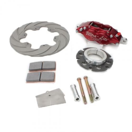 Ultra lite 410-8113 inboard brake kit, solid titanium rotor radial mount caliper