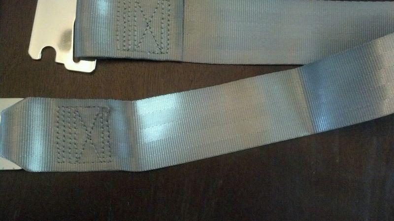 Grey seat belts vintage vw bug bus oval transporter thing squareback alfa mg mgb, US $79.99, image 4