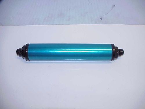 New afco billet aluminum 12" fuel filter with -10 an fittings w/ element     ff3