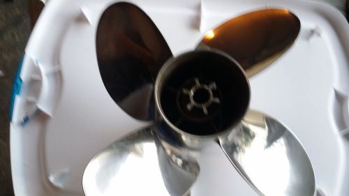 Power tech stainless steel lh 4 blade  evinrude johnson omc number ofs4l16pcl200