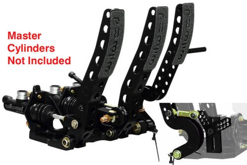 Wilwood floor mount pedal assembly,brake,clutch,&amp; throttle,gas,for front engine