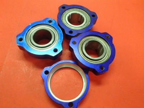 Race go kart 40mm bearing cassette set axle + spare 80mm pattern rotax briggs