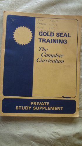 Flight training gold seal training private study supplement