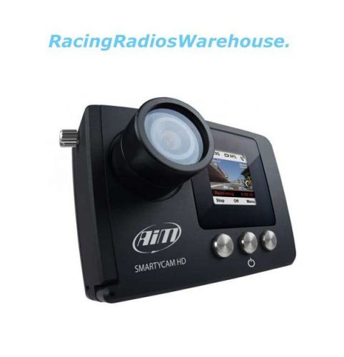 Aim smartycam hd motorsports camera with real time data overlayed on videos