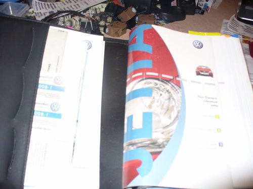 Vw oem 2005 volkswagen jetta owner's manual w/vw logo binder
