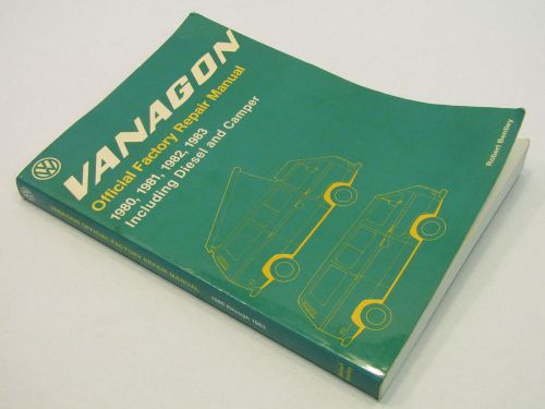 1980 1981 1982 1983 vw volkswagen vanagon service repair shop manual book