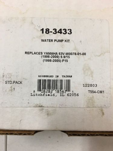 New yamaha water pump repair kits sierra 18-3433 63y-w0078-01-00