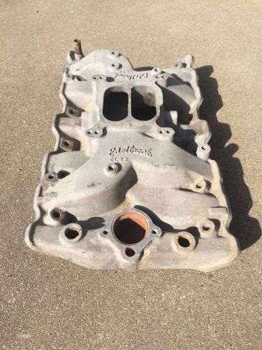 Vintage edelbrock ol4b buddy bar oldsmobile intake