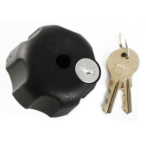 Ram mount knob w/keyed lock &amp; 1/4" - 20 brass hole