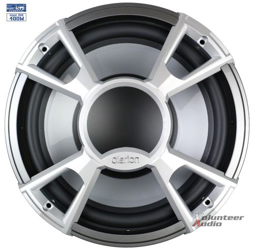 Clarion marine 10" single 4-ohm 180 watt high performance subwoofer cmq2512w