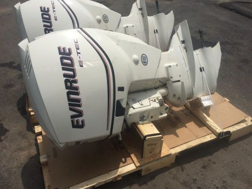 2012 evinrude etec 200 hp dfi outboard boat motor 25" e-tec 225 150 175 250 brp