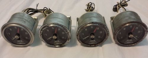 Vintage white freightliner tachometers lot new old stock
