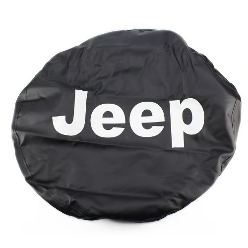 14" spare wheel tire pu leather cover for jeep universal diameter 65cm-68cm tire