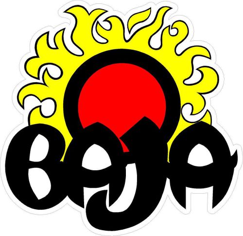 #172 3.75" baja boat sun decal sticker outlaw 322 sport 280 28 h2x