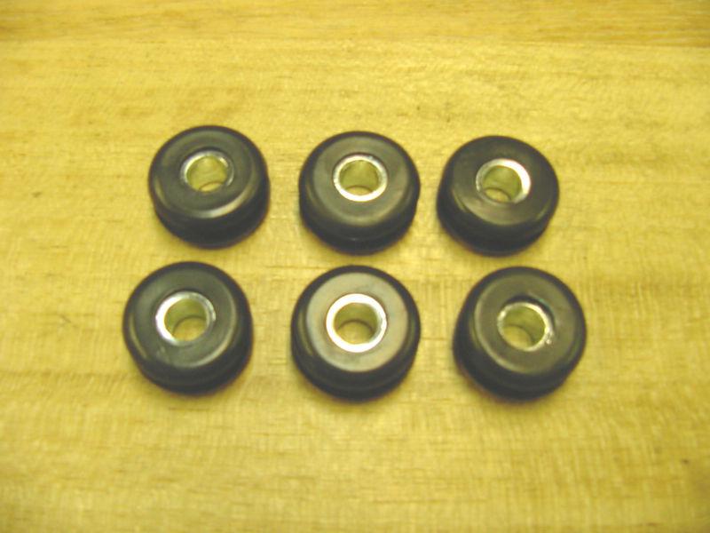 Harley softail gas tank mounting grommets 6 pcs #11447 flat side tanks 1984 & up