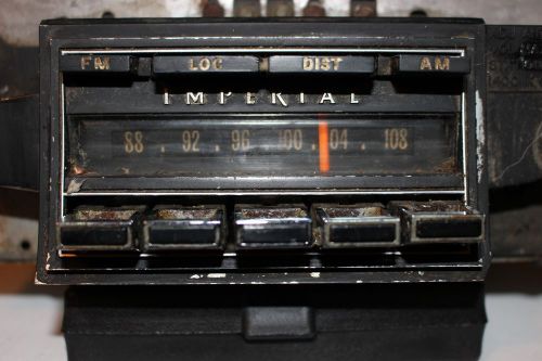 1969 1970 1971 imperial am/ fm radio 69 70 71