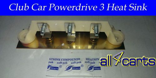 Club car powerdrive 3 golf cart charger heat sink assembly | repair | 1015914