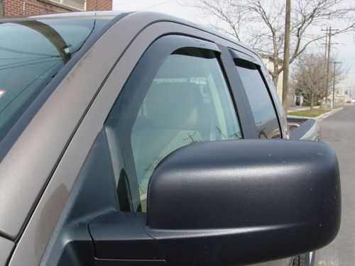 In-channel wind deflectors for 2002 - 2010 ford explorer