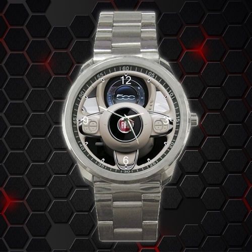Limited editions !! design fiat 500 2015 steering wheel sport watch