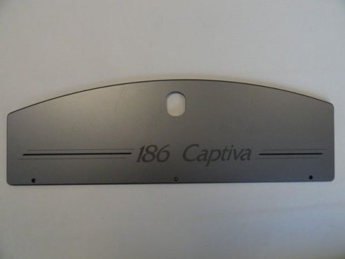 Rinker 186 captiva glove box door gray 14 5/8" x 4 5/8" marine boat