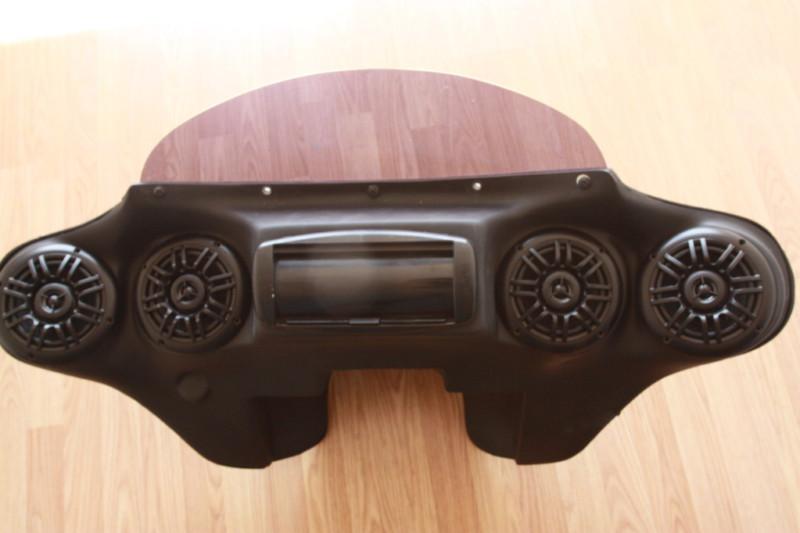  fairing 4 hd softail fatboy heritage deluxe custom windshield,guard,backrest