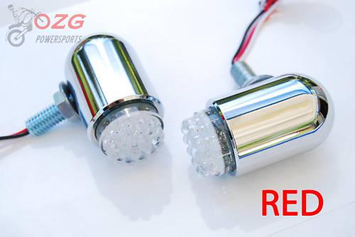 Chrome tail brake trunk red led light honda goldwing gl vtx gl 1000 1200 1500  